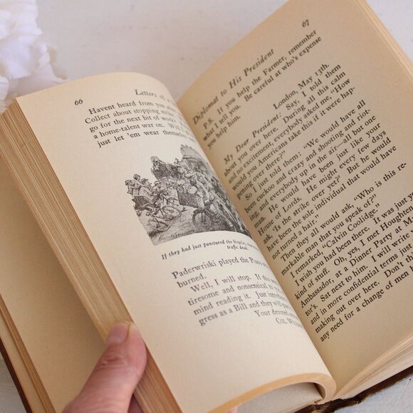 Vintage 1920s Book, Will Rogers Letters Of a Self Made Diplomat to His President - Picture 7 of 10